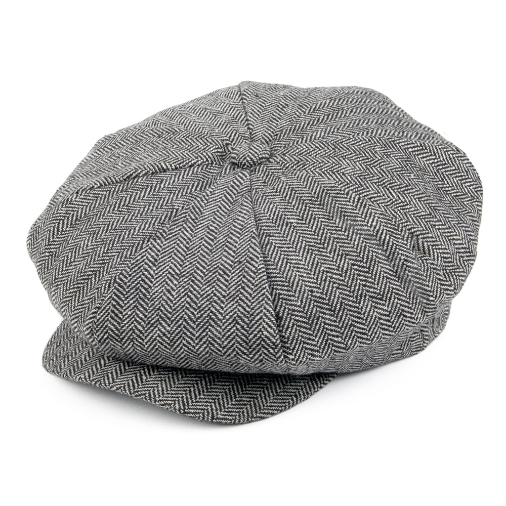 Gorra de diseño de espiga La Gran Manzana de Jaxon & James - Gris