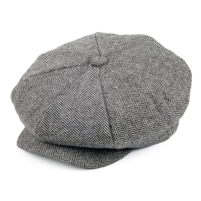 Gorra de diseño de espiga La Gran Manzana de Jaxon & James - Gris
