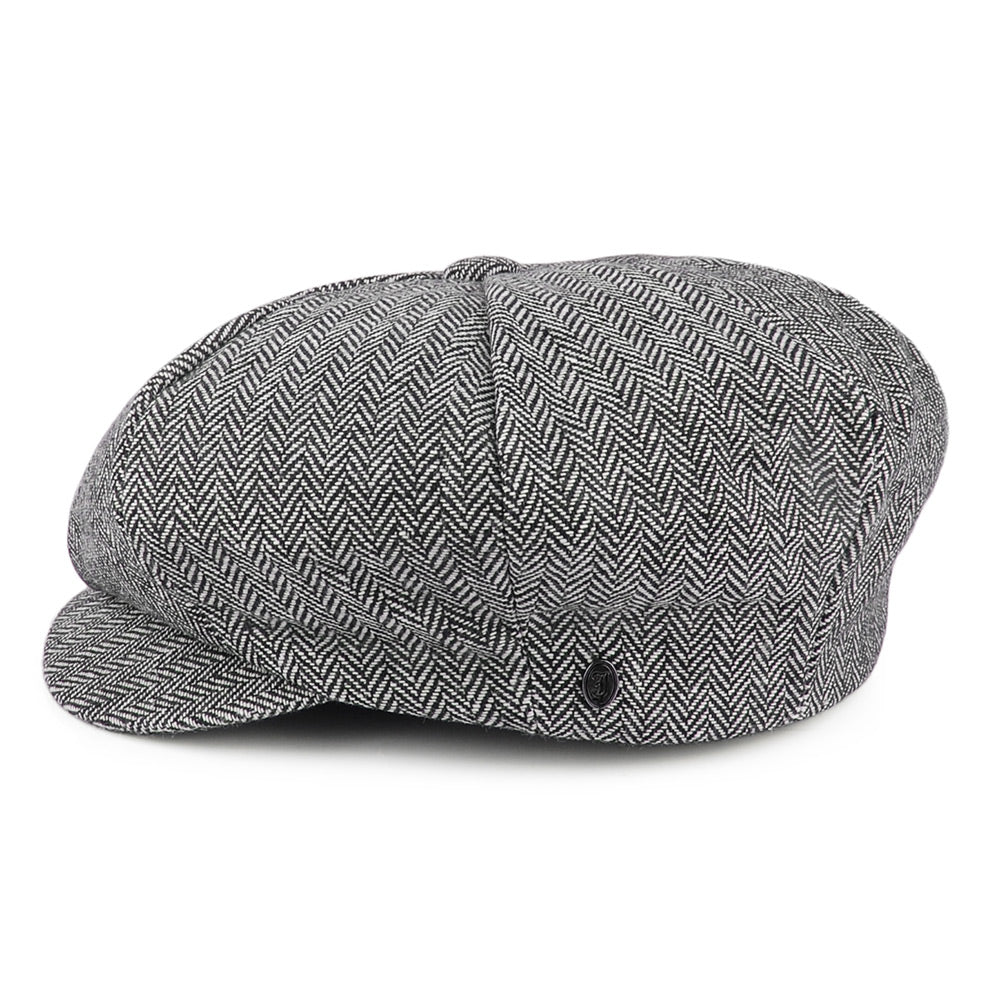 Gorra de diseño de espiga La Gran Manzana de Jaxon & James - Gris
