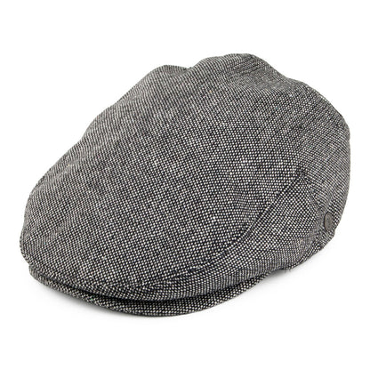Gorra plana Tweed Marl de Jaxon & James - Negro