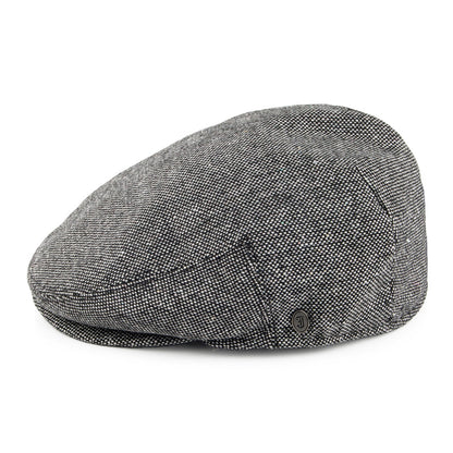 Gorra plana Tweed Marl de Jaxon & James - Negro