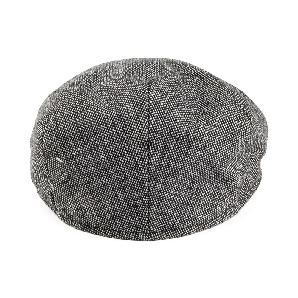 Gorra plana Tweed Marl de Jaxon & James - Negro