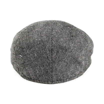 Gorra plana Tweed Marl de Jaxon & James - Negro