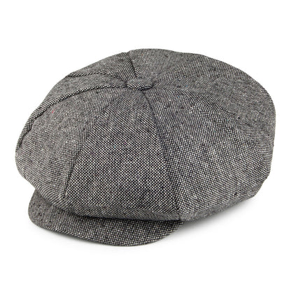 Gorra de Tweed Marl La Gran Manzana de Jaxon & James - Negro
