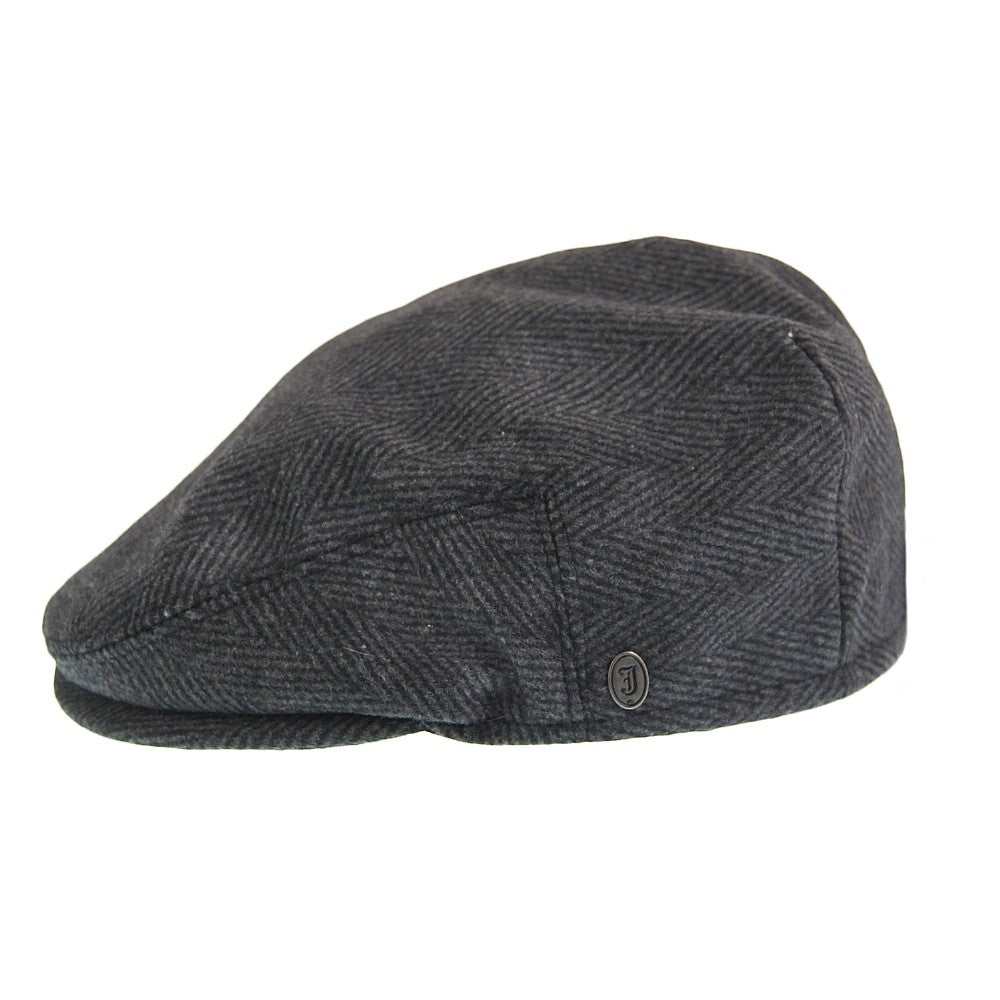 Gorra plana diseño de espiga de Jaxon & James - Antracita