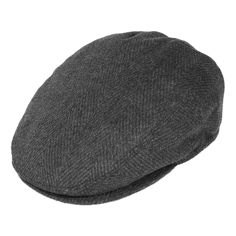 Gorra plana diseño de espiga de Jaxon & James - Antracita