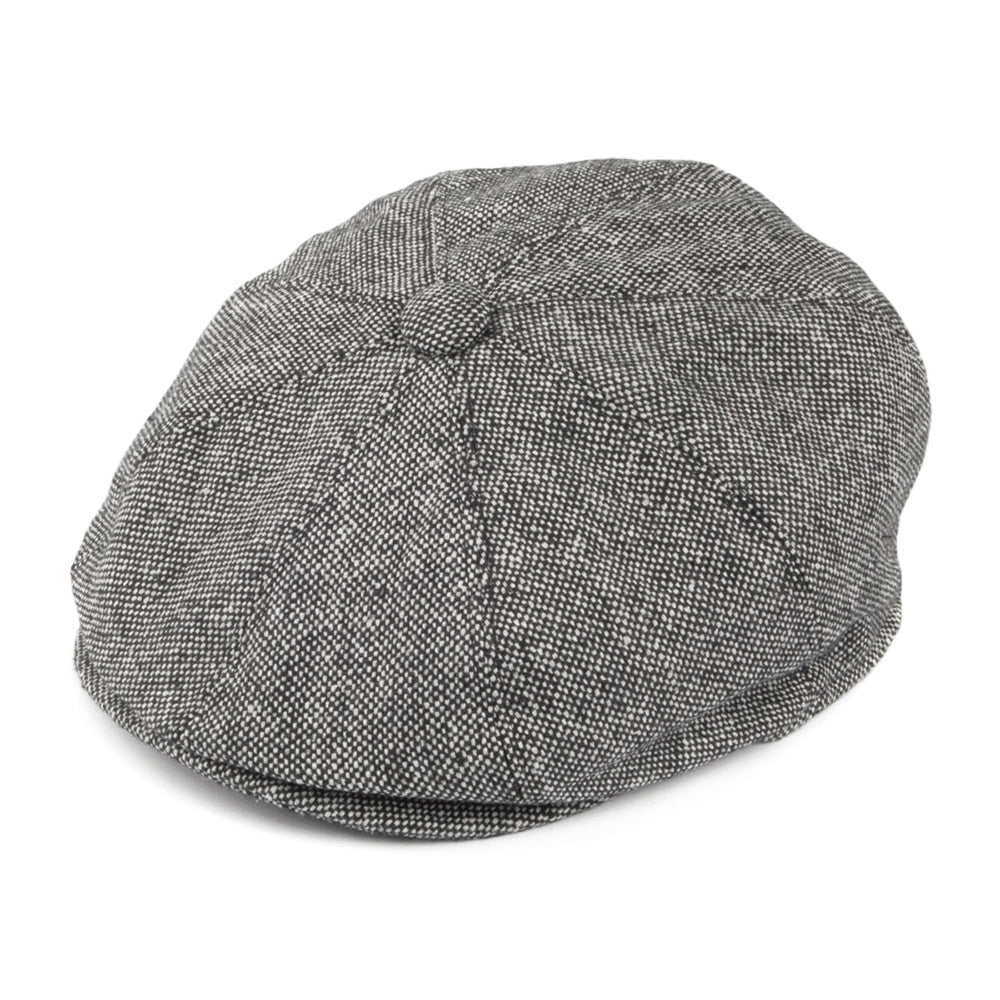 Gorra Newsboy Marl Tweed de Jaxon & James - Negro