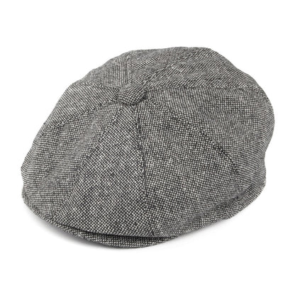 Gorra Newsboy Marl Tweed de Jaxon & James - Negro