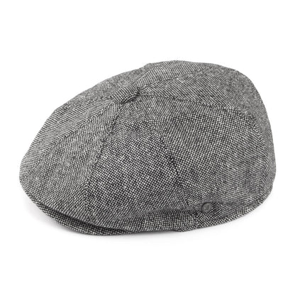 Gorra Newsboy Marl Tweed de Jaxon & James - Negro