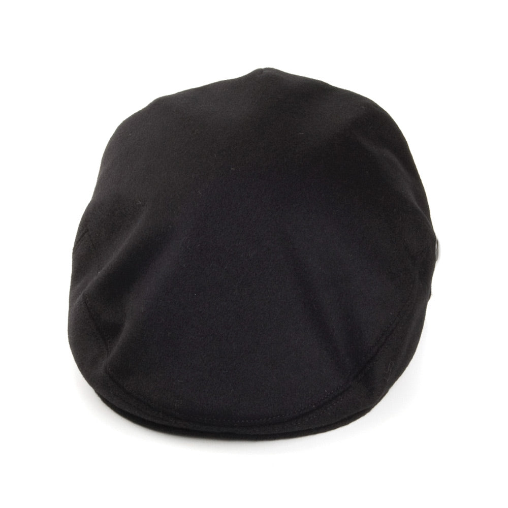Gorra plana de lana Loden de City Sport - Negro