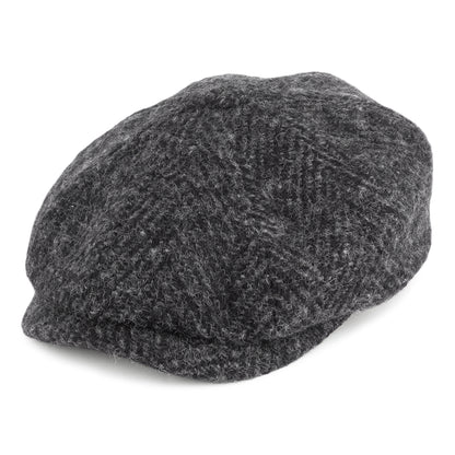 Gorra Newsboy Hatteras de lana de Stetson - Gris Oscuro