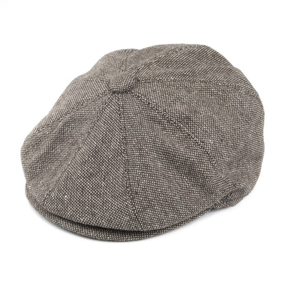 Gorra Newsboy Marl Tweed de Jaxon & James - Marrón