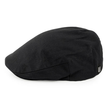 Gorra plana Classic Hooligan diseño de espiga de Brixton - Negro