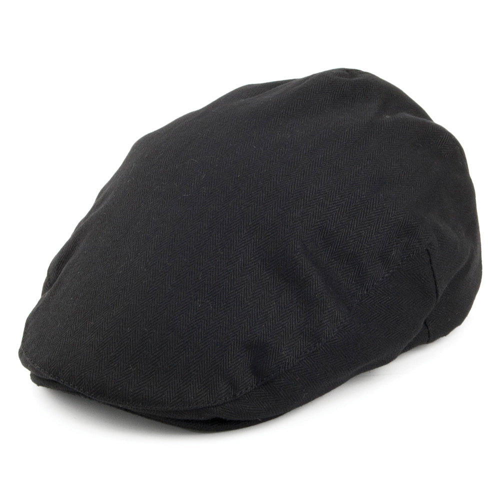 Gorra plana Classic Hooligan diseño de espiga de Brixton - Negro