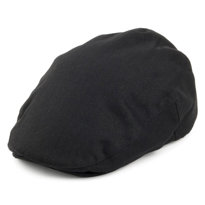 Gorra plana Classic Hooligan diseño de espiga de Brixton - Negro