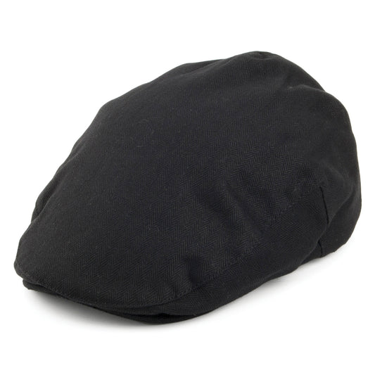 Gorra plana Classic Hooligan diseño de espiga de Brixton - Negro