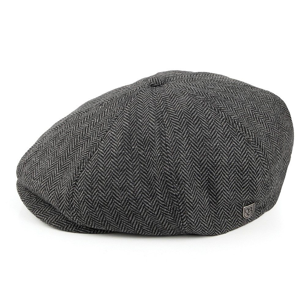 Gorra Newsboy Classic Brood diseño de espiga de Brixton - Gris