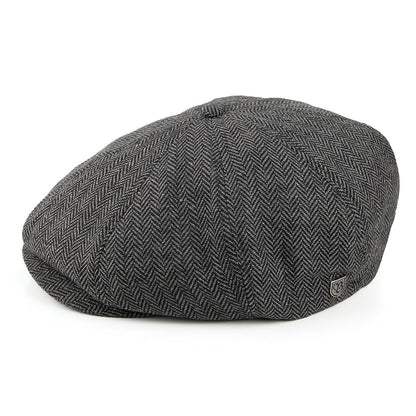 Gorra Newsboy Classic Brood diseño de espiga de Brixton - Gris