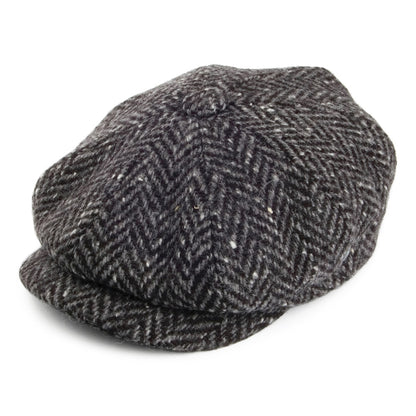 Gorra Newsboy Tweed Donegal diseño pata de gallo de City Sport - Gris