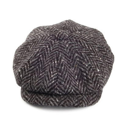 Gorra Newsboy Tweed Donegal diseño pata de gallo de City Sport - Gris