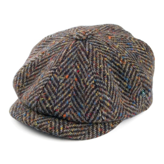 Gorra Newsboy Tweed Donegal de City Sport - Marrón-Beige Arena