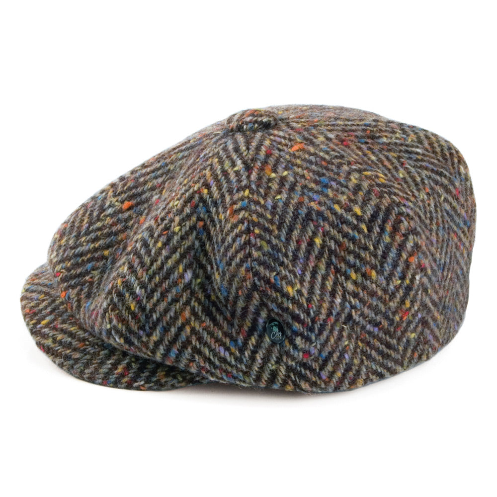 Gorra Newsboy Tweed Donegal de City Sport - Marrón-Beige Arena