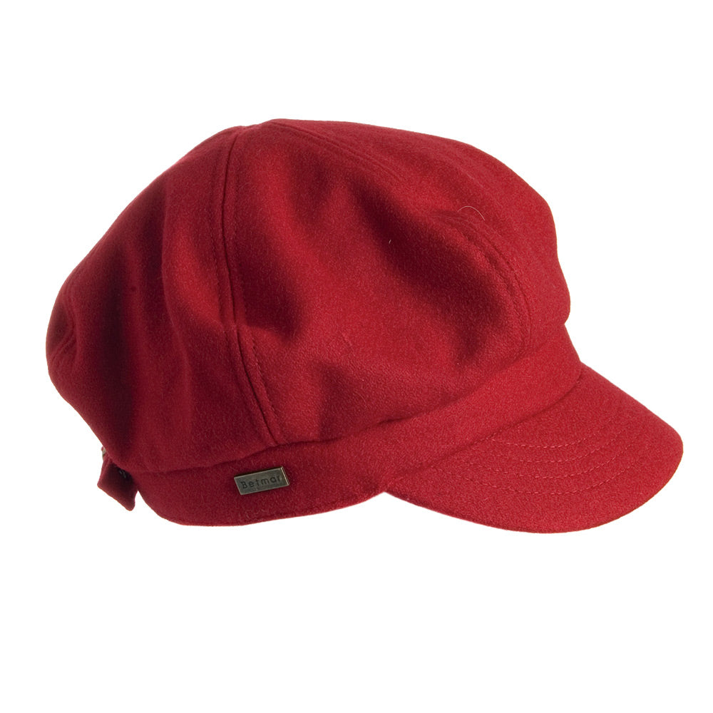 Gorra Newsboy Boy Meets Girl de Betmar - Rojo