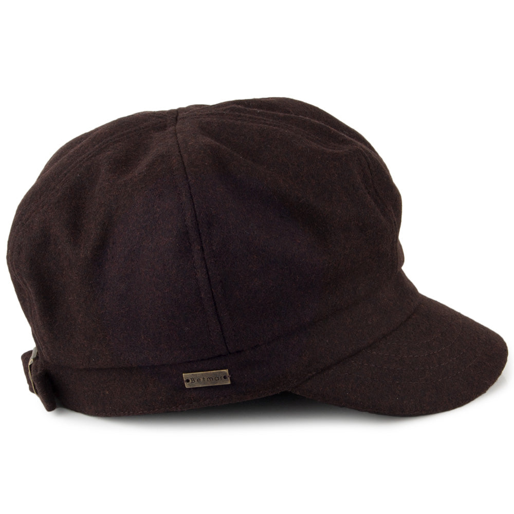 Gorra Newsboy Boy Meets Girl de Betmar - Chocolate
