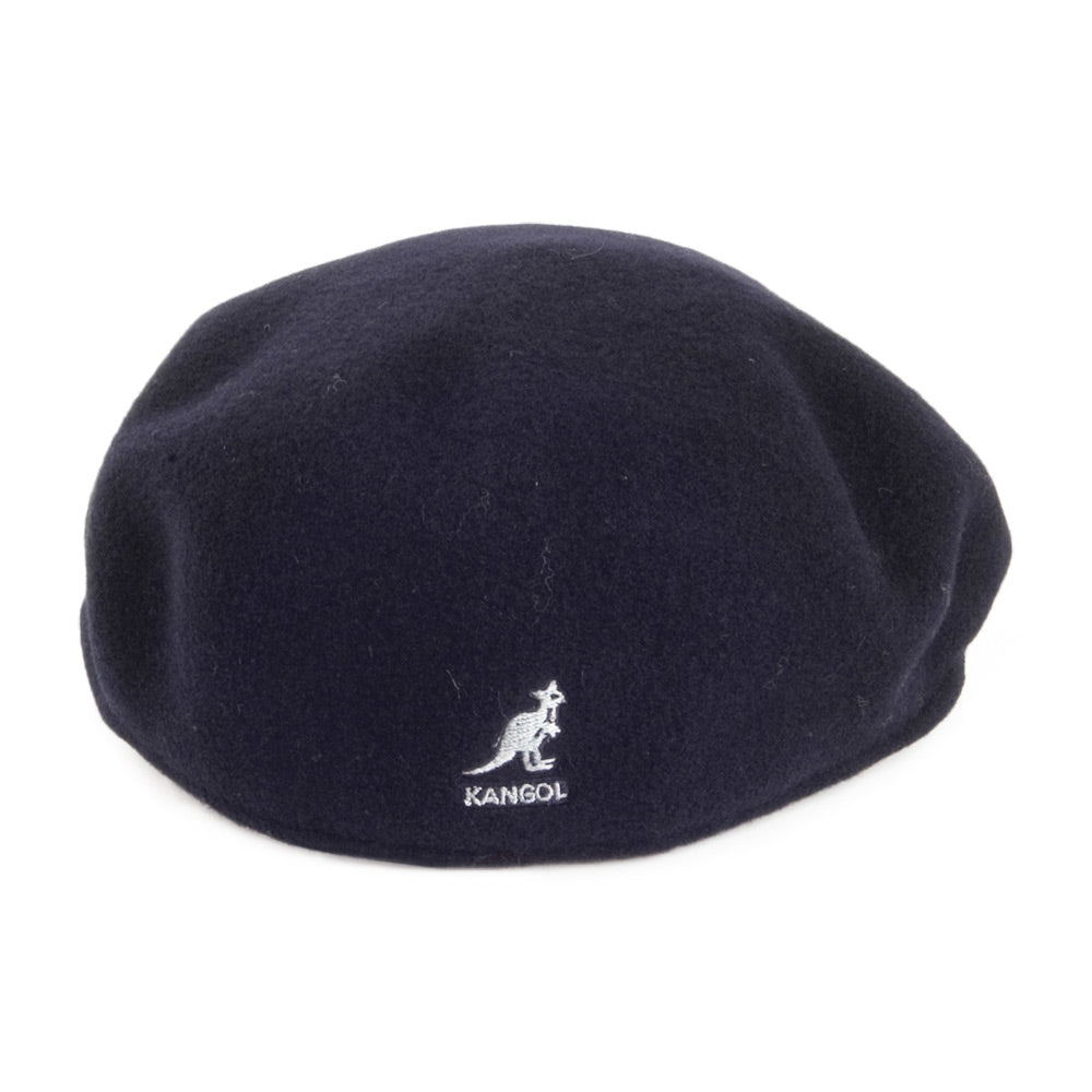 Gorra plana 504 de lana de Kangol - Azul Marino