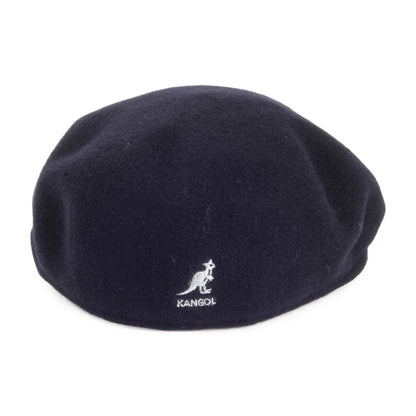 Gorra plana 504 de lana de Kangol - Azul Marino