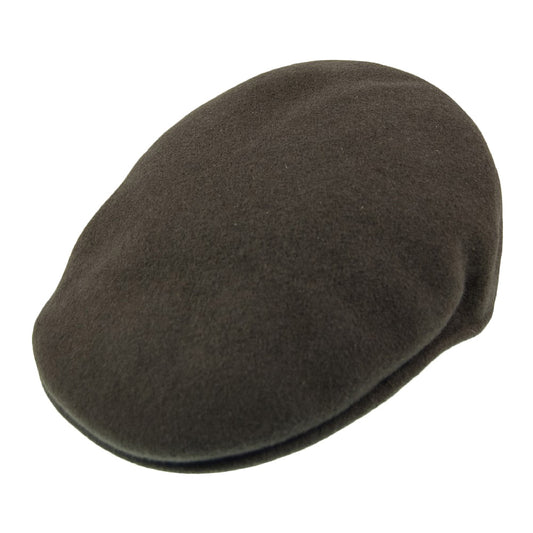 Gorra plana 504 de lana de Kangol - Loden