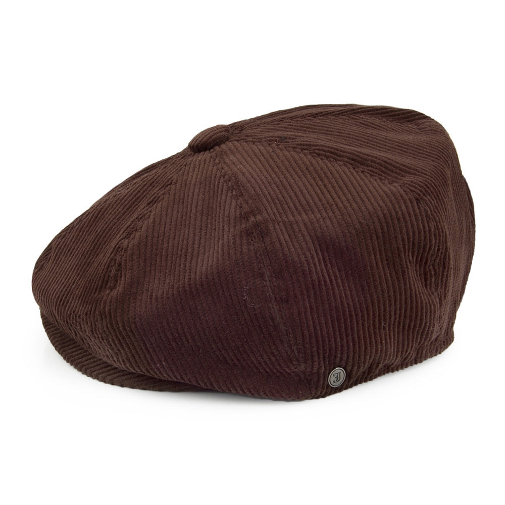 Gorra Newsboy de pana de Jaxon & James - Marrón