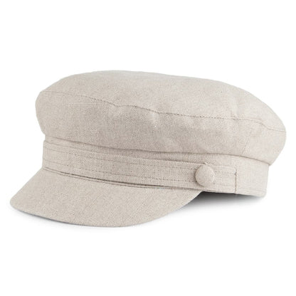 Gorra marinera de lino de Failsworth - Natural
