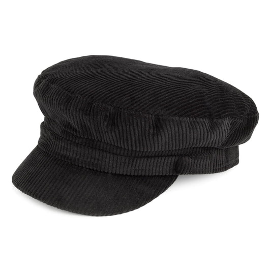 Gorra marinera Mariner de pana de Failsworth - Negro