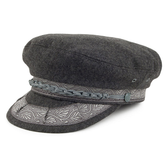 Gorra pescador griego de lana de Jaxon & James - Gris