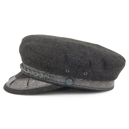 Gorra pescador griego de lana de Jaxon & James - Gris