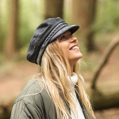 Gorra pescador griego de lana de Jaxon & James - Gris