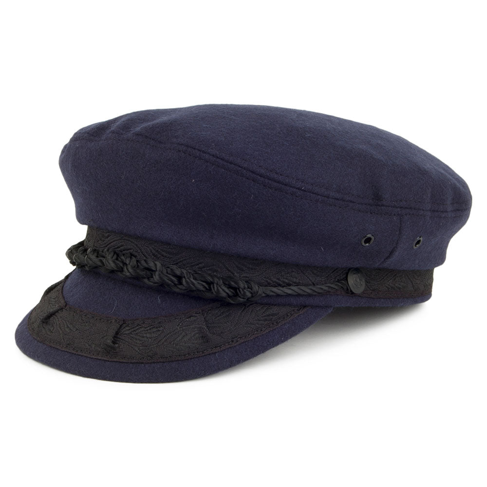 Gorra de pescador Classic de lana de Jaxon & James - Azul Marino