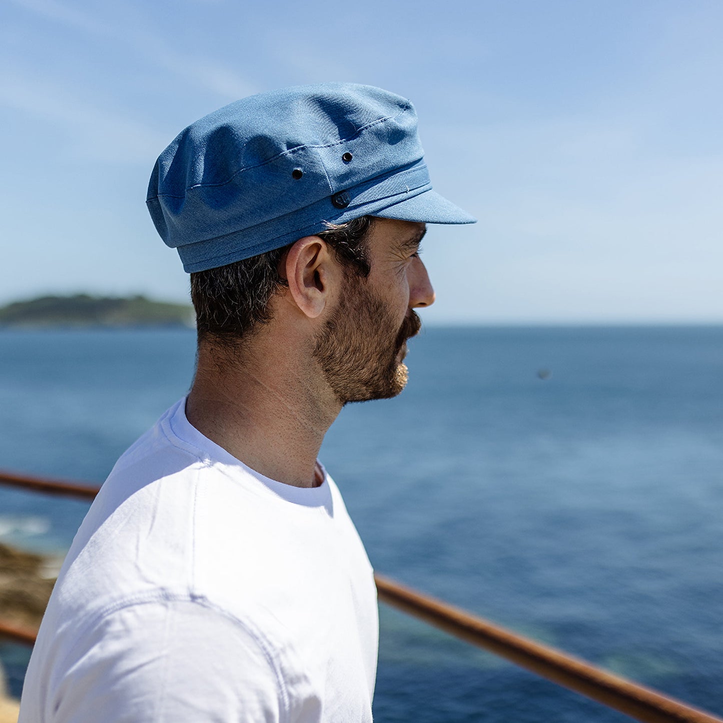 Gorra pescador de algodón de Jaxon & James - Vaquero