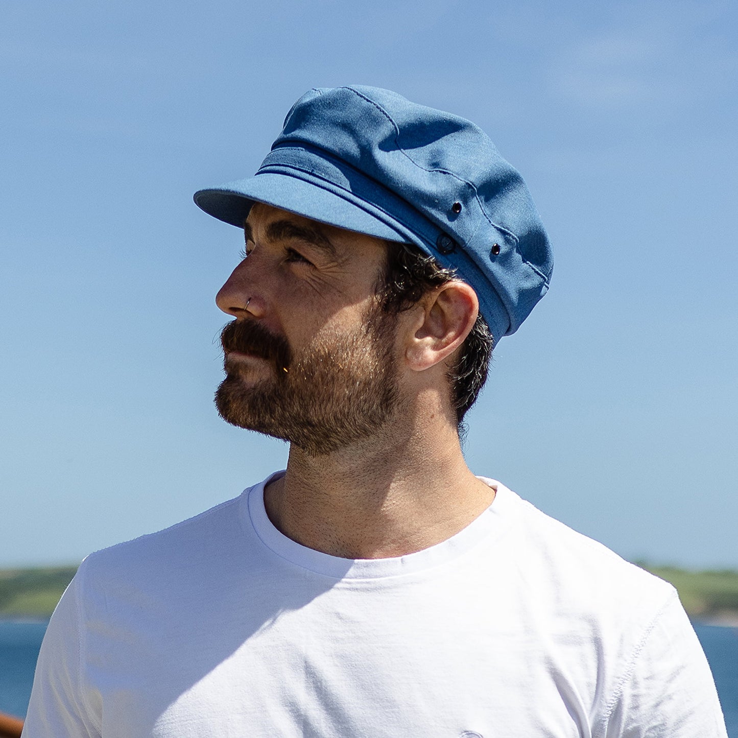 Gorra pescador de algodón de Jaxon & James - Vaquero