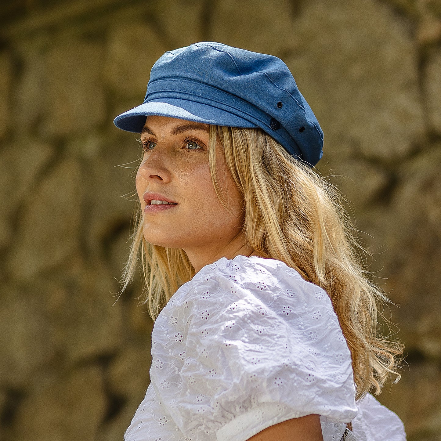 Gorra pescador de algodón de Jaxon & James - Vaquero