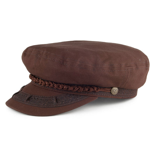 Gorra marinera Athens de Brixton - Marrón