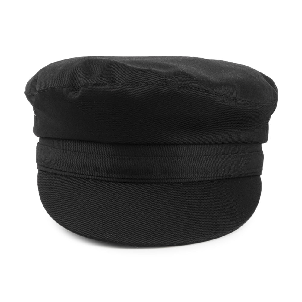Gorra marinera Classic de algodón de Jaxon & James - Negro