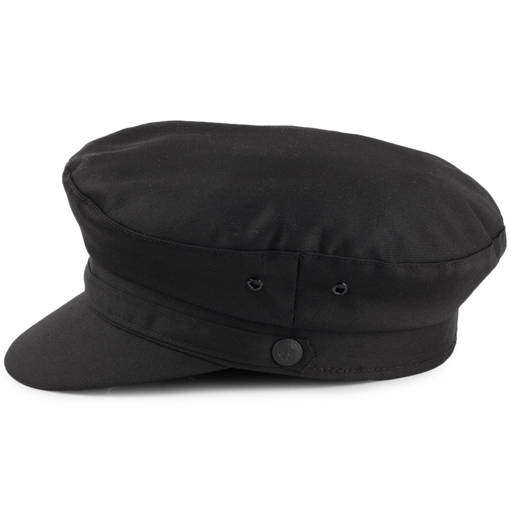 Gorra marinera Classic de algodón de Jaxon & James - Negro