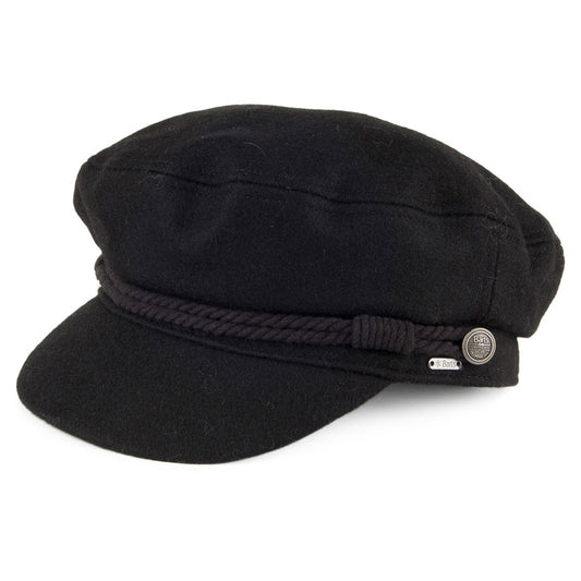 Gorra marinera Skipper de lana de Barts - Negro