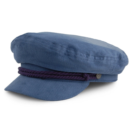 Gorra marinera de pana de Brixton - Azul Marino