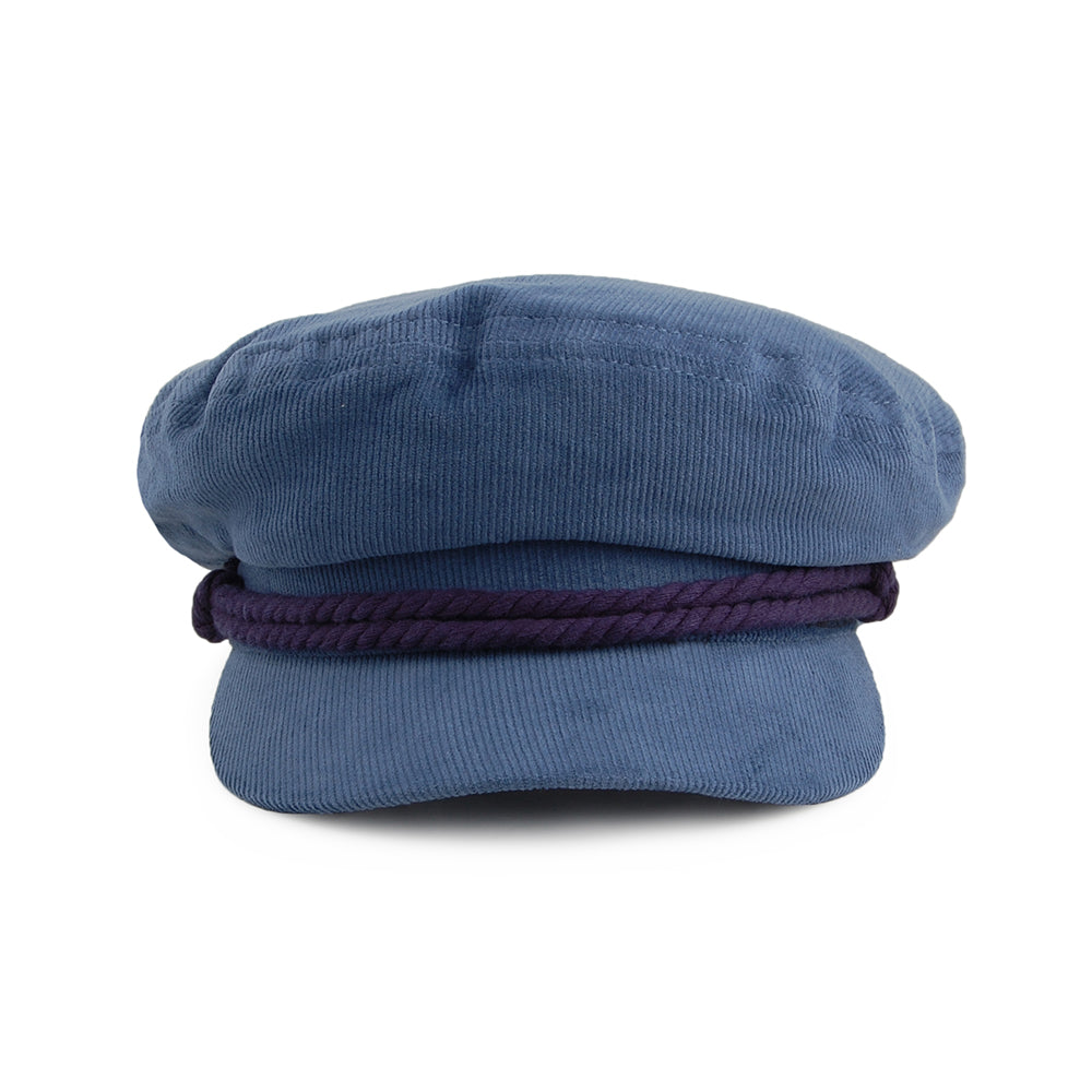 Gorra marinera de pana de Brixton - Azul Marino