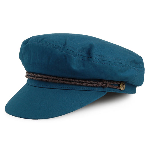 Gorra marinera Ashland de Brixton - Verde Azulado-Marrón