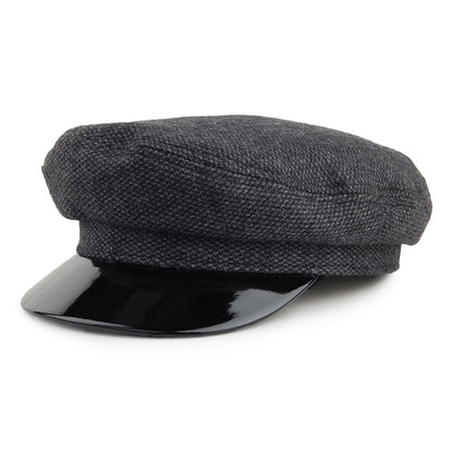 Gorra marinera Margot de Brixton - Negro-Gris