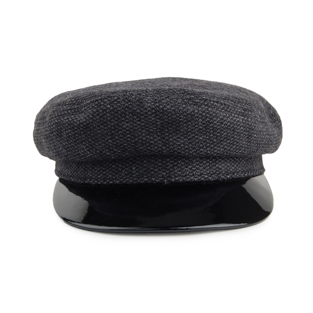 Gorra marinera Margot de Brixton - Negro-Gris